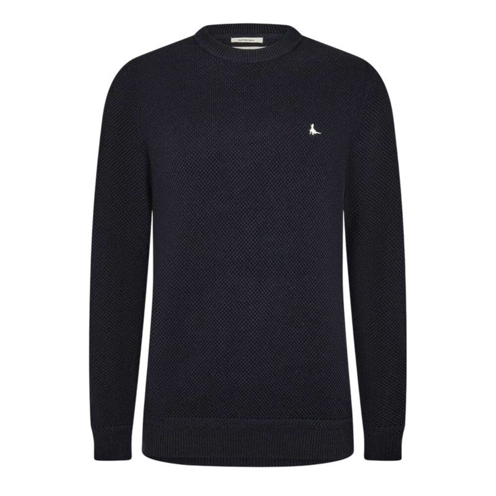 Jack Wills Mens Linus Seed Stitched Sweater / Black